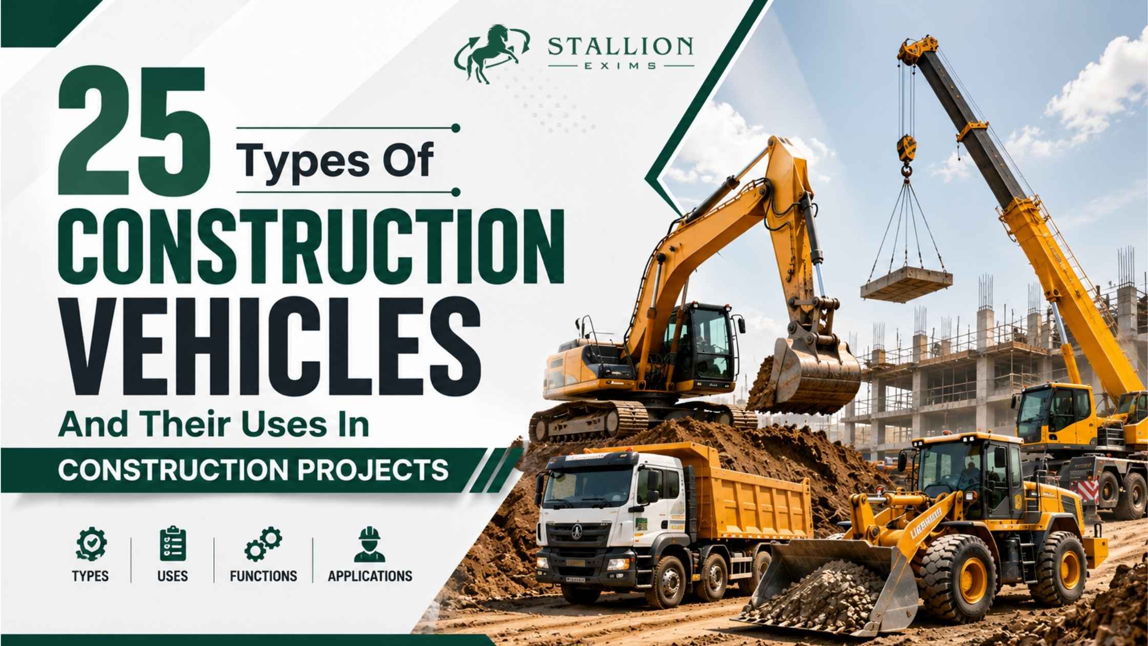 25 Types Of Construction Vehicles And Their Uses In Construction Projects
